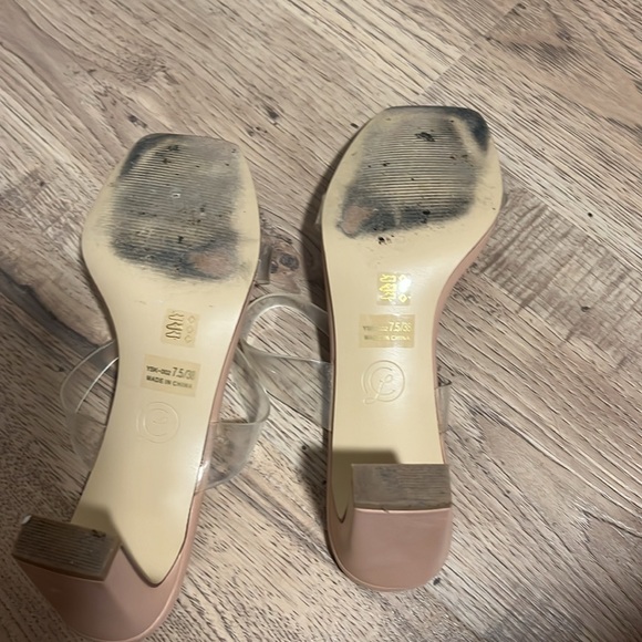 Clear strappy heel! Barely worn! - Picture 3 of 3